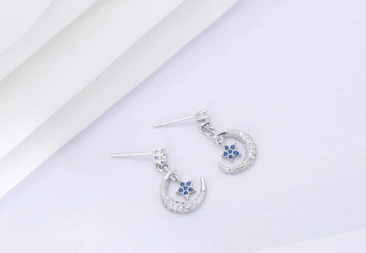 Wholesale Silver Earrings Moon Star 925 Sterling Silver Stud Earrings For Women Good Jewelry Brincos
Wholesale Silver Earrings Moon Star 925 Sterling Silver Stud Earrings For Women Good Jewelry Brincos
