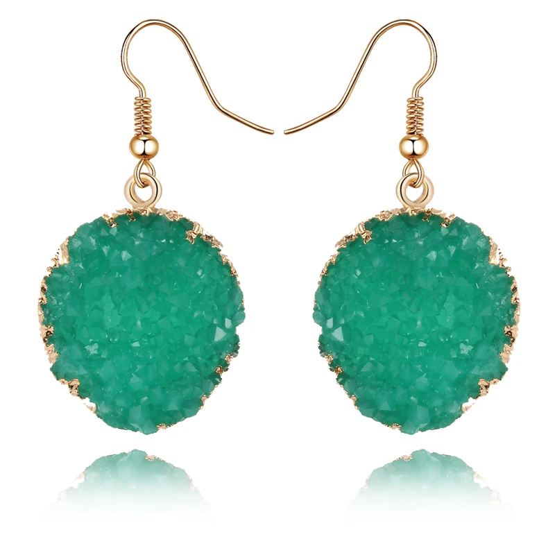 1 пара яркие круглые серьги подвески с крючком E1318|earrings cristal|earrings metalearrings jewels |