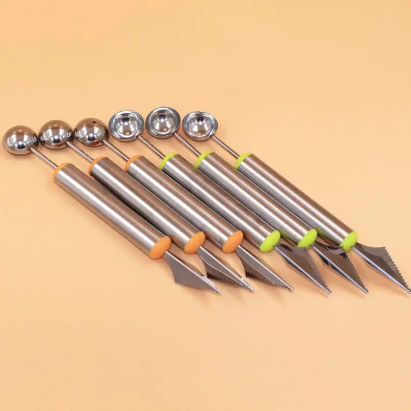 Stainless Steel Melon Baller Spoon Pineapple Watermelon DIY Assorted Cold Dishes For Kitchen Tools LX4772
Stainless Steel Melon Baller Spoon Pineapple Watermelon DIY Assorted Cold Dishes For Kitchen Tools LX4772