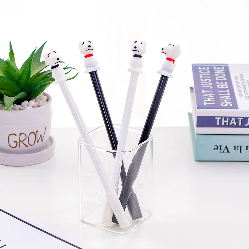 40 pc/lot White dog animal Gel ink pen/creative cartoon student office water pen / signature pen/children gift
40 pc/lot White dog animal Gel ink pen/creative cartoon student office water pen / signature pen/children gift