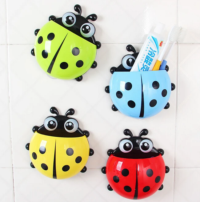 New 2015 Creative Ladybird Shape Toothbrush Toothpaste Holder Suction Hooks Insect Tooth Brush Holder Bathroom Products ss219
New 2015 Creative Ladybird Shape Toothbrush Toothpaste Holder Suction Hooks Insect Tooth Brush Holder Bathroom Products ss219