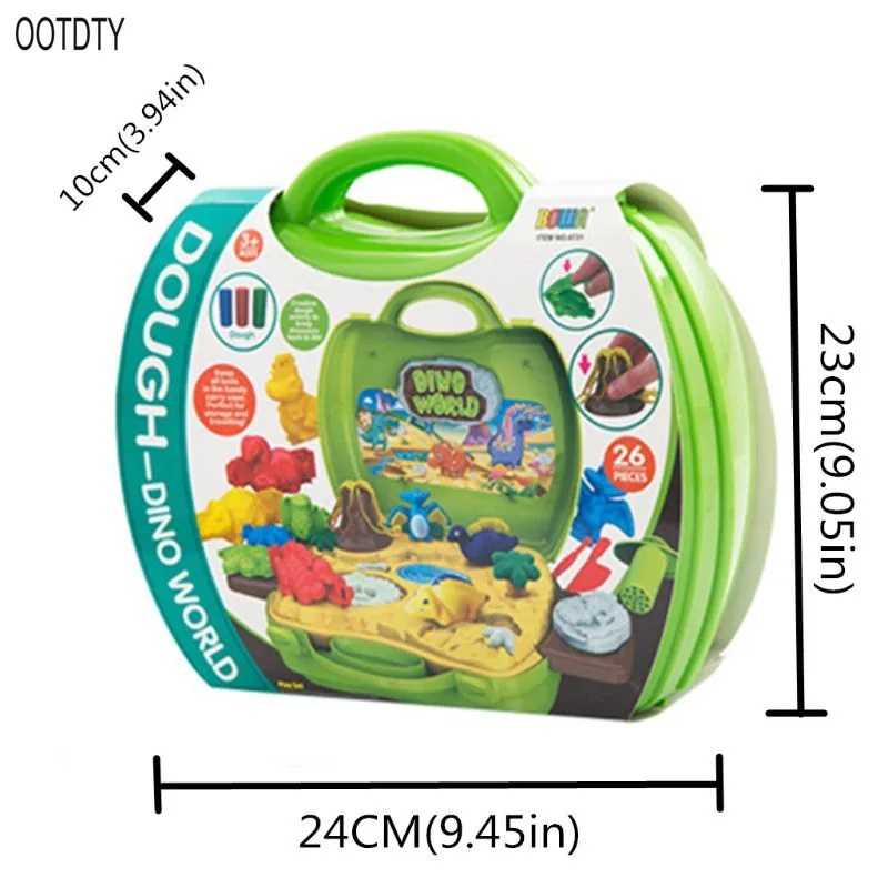 Clay Dinosaur Toys Set Magic Modeling Clay 26 Pieces Safe & Non Toxic 3D Dinosaur Figures Kids Boys and Girls Age 3-12 Years Old
Clay Dinosaur Toys Set Magic Modeling Clay 26 Pieces Safe & Non Toxic 3D Dinosaur Figures Kids Boys and Girls Age 3-12 Years Old