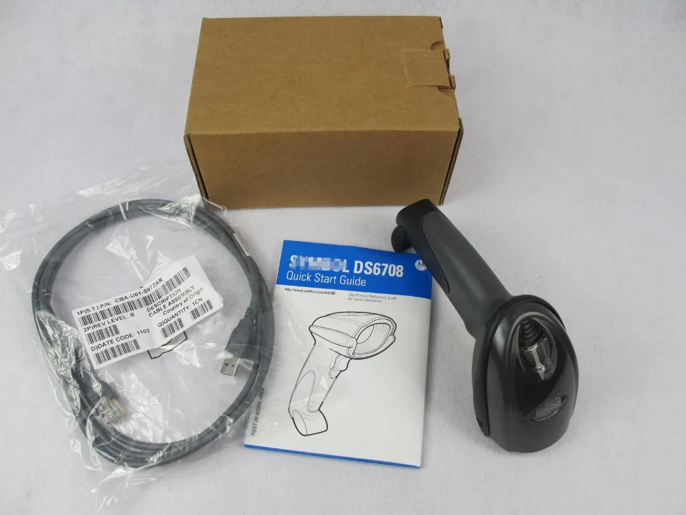 Zebra Motorola Symbol LS2208 High performance 1D linear General Purpose USB Wired Handheld Barcode Scanner for POS solutions
Zebra Motorola Symbol LS2208 High performance 1D linear General Purpose USB Wired Handheld Barcode Scanner for POS solutions
