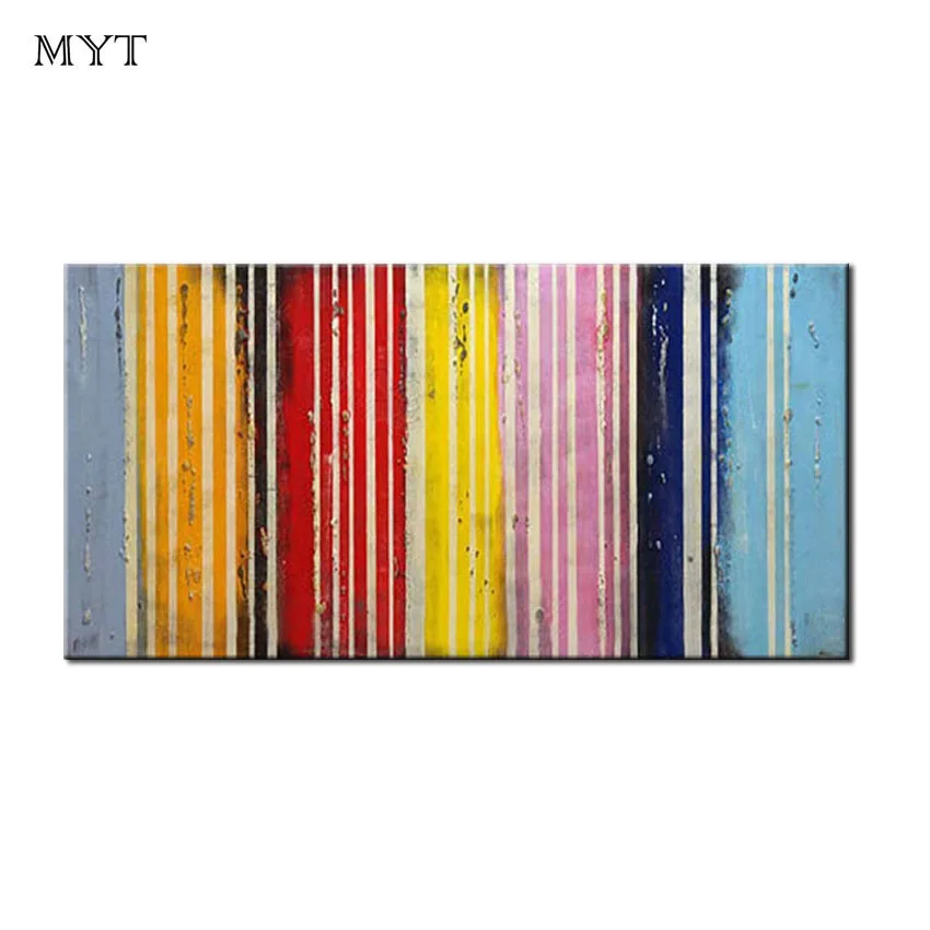 Large size handmade Oil Painting abstract 7 color vertical lines wall art on canvas pictures for living room home decoration
Large size handmade Oil Painting abstract 7 color vertical lines wall art on canvas pictures for living room home decoration