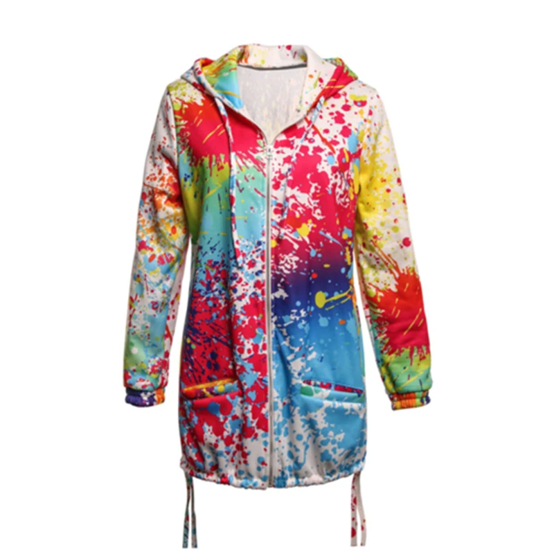 New Fashion Women Clothes Long Sleeve Hooded Colorful Jackets Zipper Style Ladies Hoodies Coat Autumn Winter Windbreaker Outwear
New Fashion Women Clothes Long Sleeve Hooded Colorful Jackets Zipper Style Ladies Hoodies Coat Autumn Winter Windbreaker Outwear