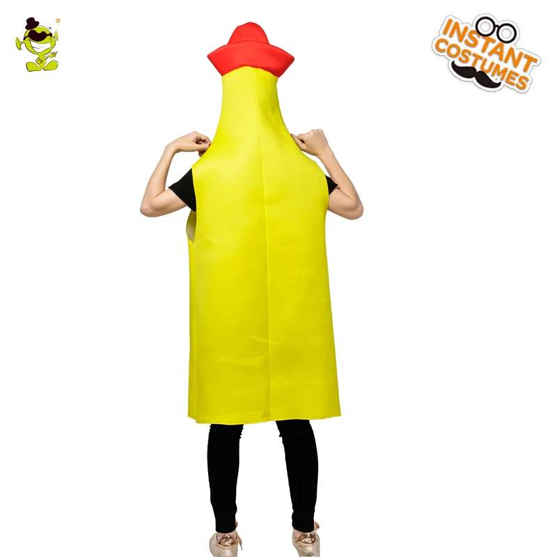 Unisex Tequila Costume Carnival Cosplay Funny Yellow Tequila Jumpsuit Halloween Role Play Party Fancy Dress Up for Adult
Unisex Tequila Costume Carnival Cosplay Funny Yellow Tequila Jumpsuit Halloween Role Play Party Fancy Dress Up for Adult