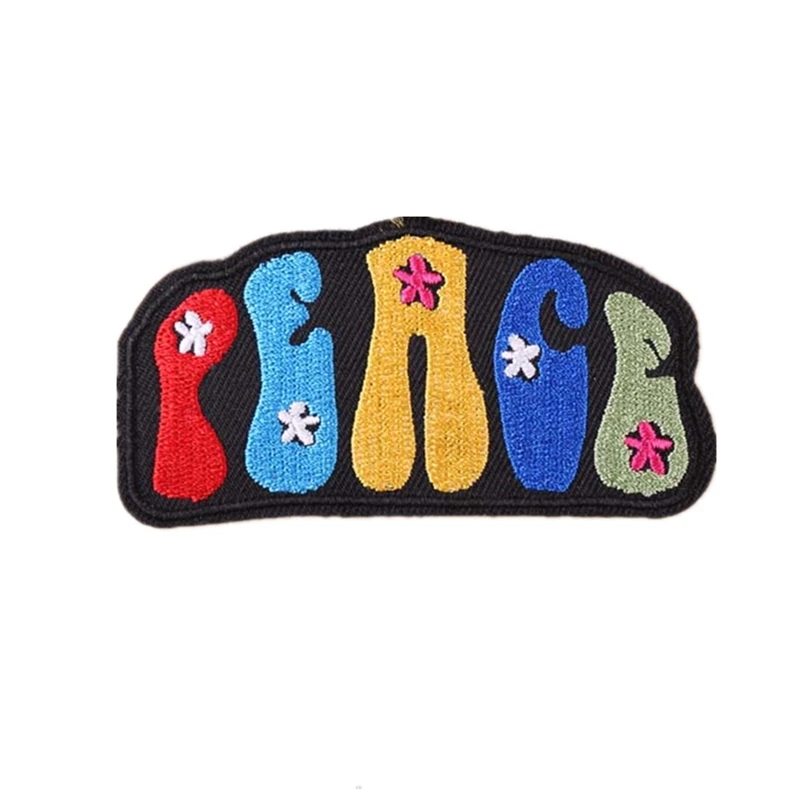 Cute Letters Iron on Embroidered Patches for Clothing Applique Welcome to customize Any design Any qty
Cute Letters Iron on Embroidered Patches for Clothing Applique Welcome to customize Any design Any qty