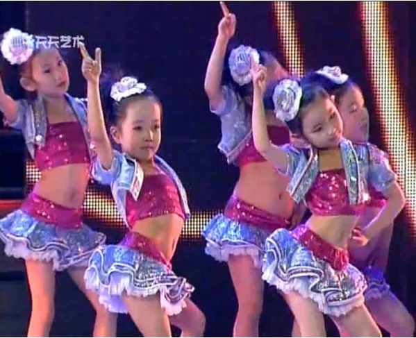 New Salsa Skirt Children Ballroom Dresses Dance Performance Costumes Kids Sequin Jazz Hip Hop | Тематическая одежда и
