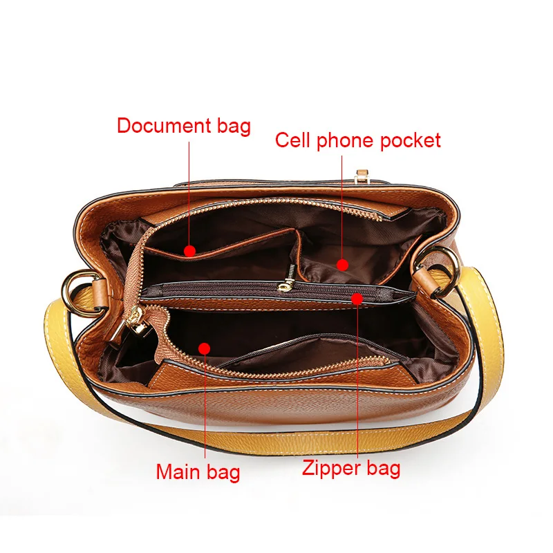 DIENQI Genuine Leather Ladies Shoulder Bags luxury handbags women bags designer famous brand women leather handbags hand bags
DIENQI Genuine Leather Ladies Shoulder Bags luxury handbags women bags designer famous brand women leather handbags hand bags
