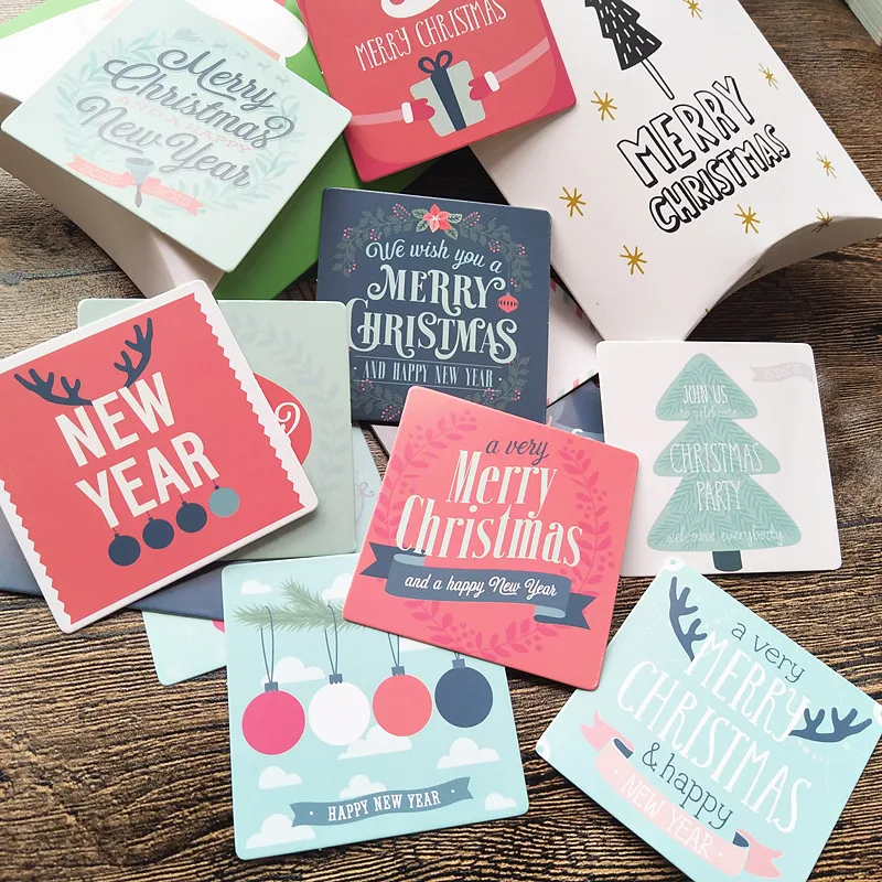 100pcs/lot 14 mixed designs Square Christmas cards"Merry Christmas" Christmas greeting cards Writable card 6x6cm decoration card
100pcs/lot 14 mixed designs Square Christmas cards"Merry Christmas" Christmas greeting cards Writable card 6x6cm decoration card