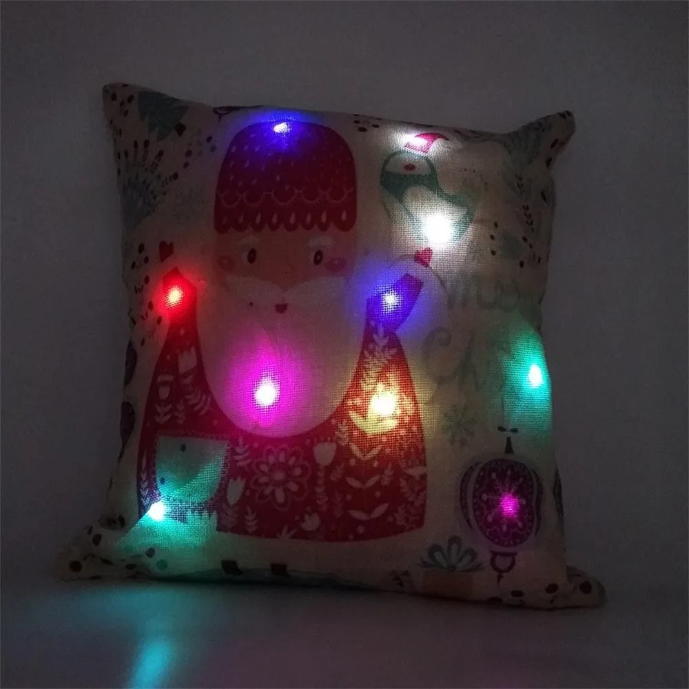 Милый Санта Клаус Рождество дома декоративная наволочка на подушку для
