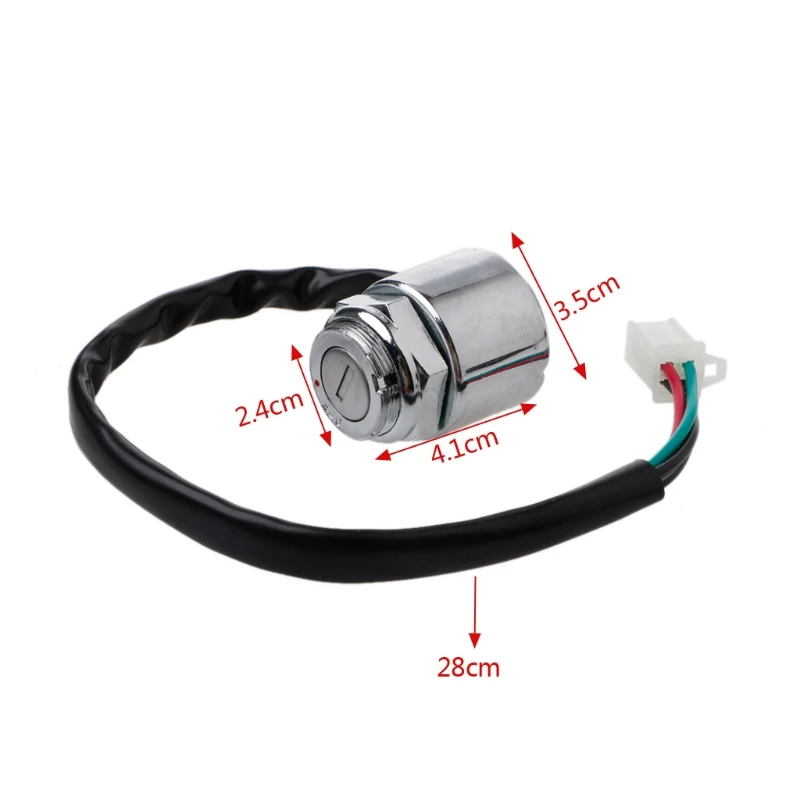 4 Wires ATV Quads Ignition Key Switch For 4 Wheeler Go Kart Motorcycles Pit Dirt Bike
4 Wires ATV Quads Ignition Key Switch For 4 Wheeler Go Kart Motorcycles Pit Dirt Bike