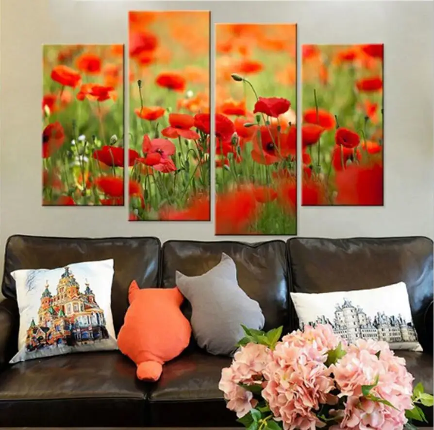 4pcs 5d diy diamond Red poppies full square drill diamond embroidery rhinestones painting kit triptych painting C270
4pcs 5d diy diamond Red poppies full square drill diamond embroidery rhinestones painting kit triptych painting C270