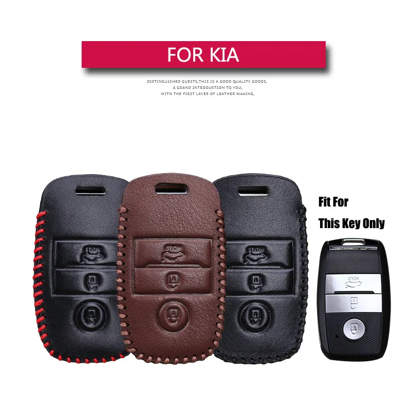 Чехол для автомобильных ключей, с 3 кнопками, для Kia K3, K4, K5, Sorento, Sportage, из натуральной кожи
Чехол для автомобильных ключей, с 3 кнопками, для Kia K3, K4, K5, Sorento, Sportage, из натуральной кожи