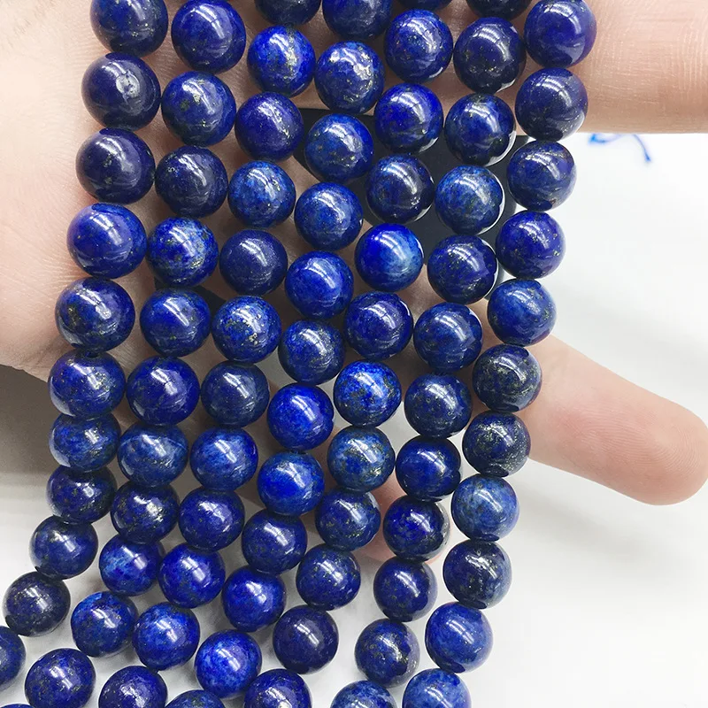 NEW Natural Lapis Lazuli Round Beads 4 6 8 10 12mm Blue Stone Loose Beads Diy Bracelet Necklace for Fashion Jewelry Making
NEW Natural Lapis Lazuli Round Beads 4 6 8 10 12mm Blue Stone Loose Beads Diy Bracelet Necklace for Fashion Jewelry Making