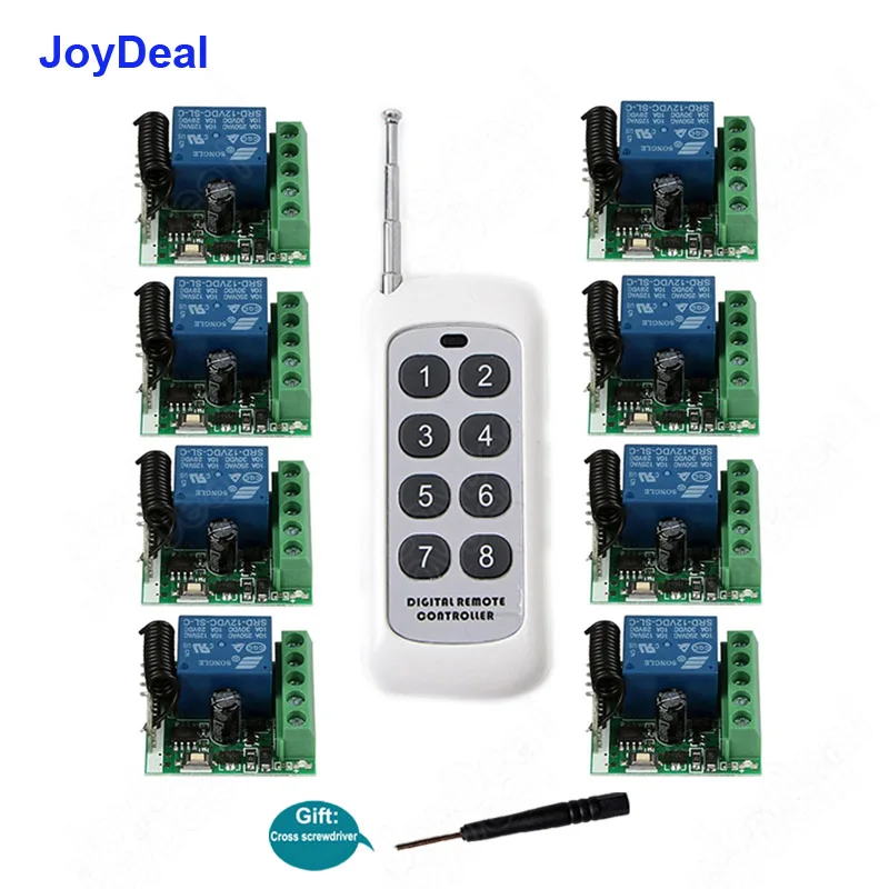 433 Mhz Wireless Remote Control Switch DC 12V 1CH RF Relay Receiver Module and 433Mhz Transmitter Electronic Lock Control Switch
433 Mhz Wireless Remote Control Switch DC 12V 1CH RF Relay Receiver Module and 433Mhz Transmitter Electronic Lock Control Switch