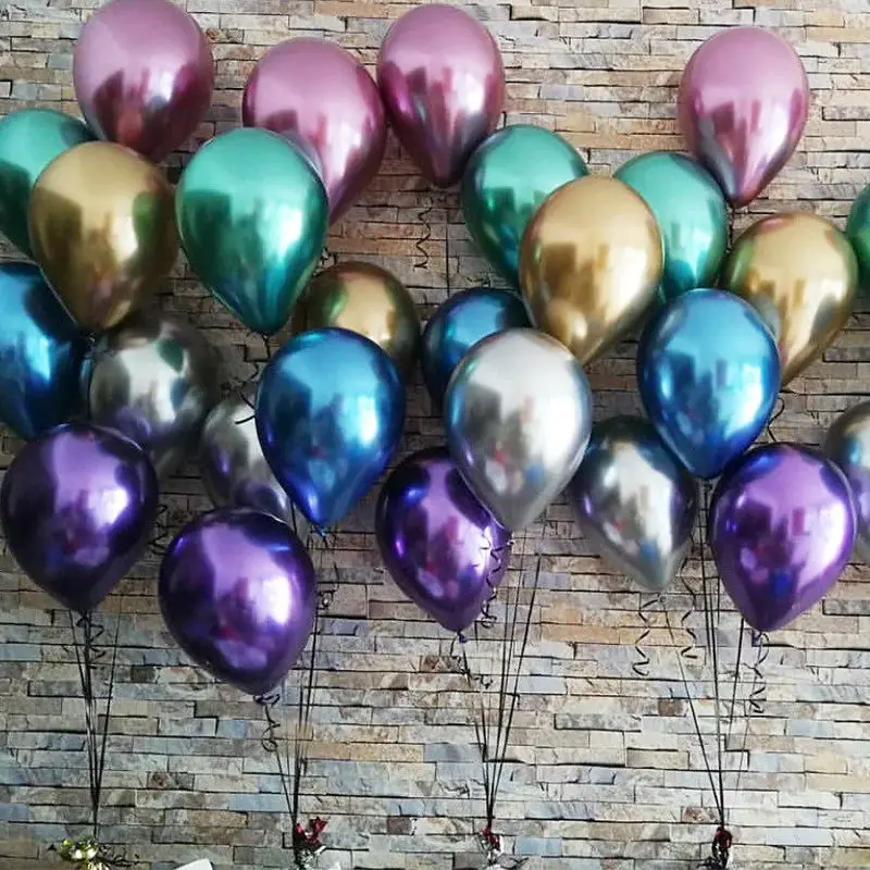 NASTASIA 30pcs/lot Thicken Chrome color Latex Balloon 10inch Metal balloon Wholesale Party Decoration Wedding Birthday supplies
NASTASIA 30pcs/lot Thicken Chrome color Latex Balloon 10inch Metal balloon Wholesale Party Decoration Wedding Birthday supplies