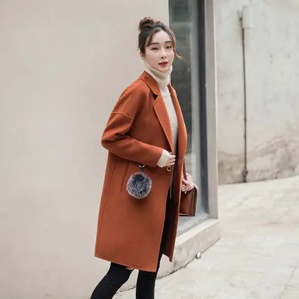 KMETRAM 2020Autumn and winter Fashion Women's Wool Coat 100% Wool Overcoat Turn-Down Collar Slim Style Manteau Femme Hiver HH475
KMETRAM 2020Autumn and winter Fashion Women's Wool Coat 100% Wool Overcoat Turn-Down Collar Slim Style Manteau Femme Hiver HH475