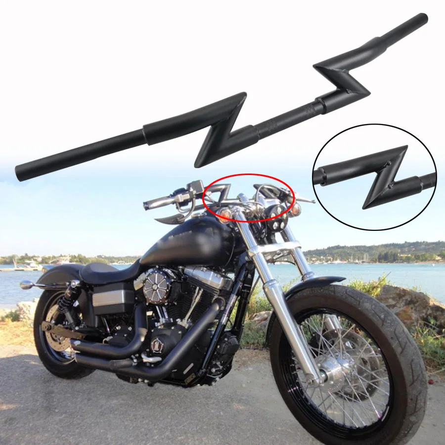 Universal Motorcycle 1" Z Bars Handlebar For Harley Custom Chopper Softail Dyna XL Sportster Street Bob 25mm Handlebar Z-Bar
Universal Motorcycle 1" Z Bars Handlebar For Harley Custom Chopper Softail Dyna XL Sportster Street Bob 25mm Handlebar Z-Bar