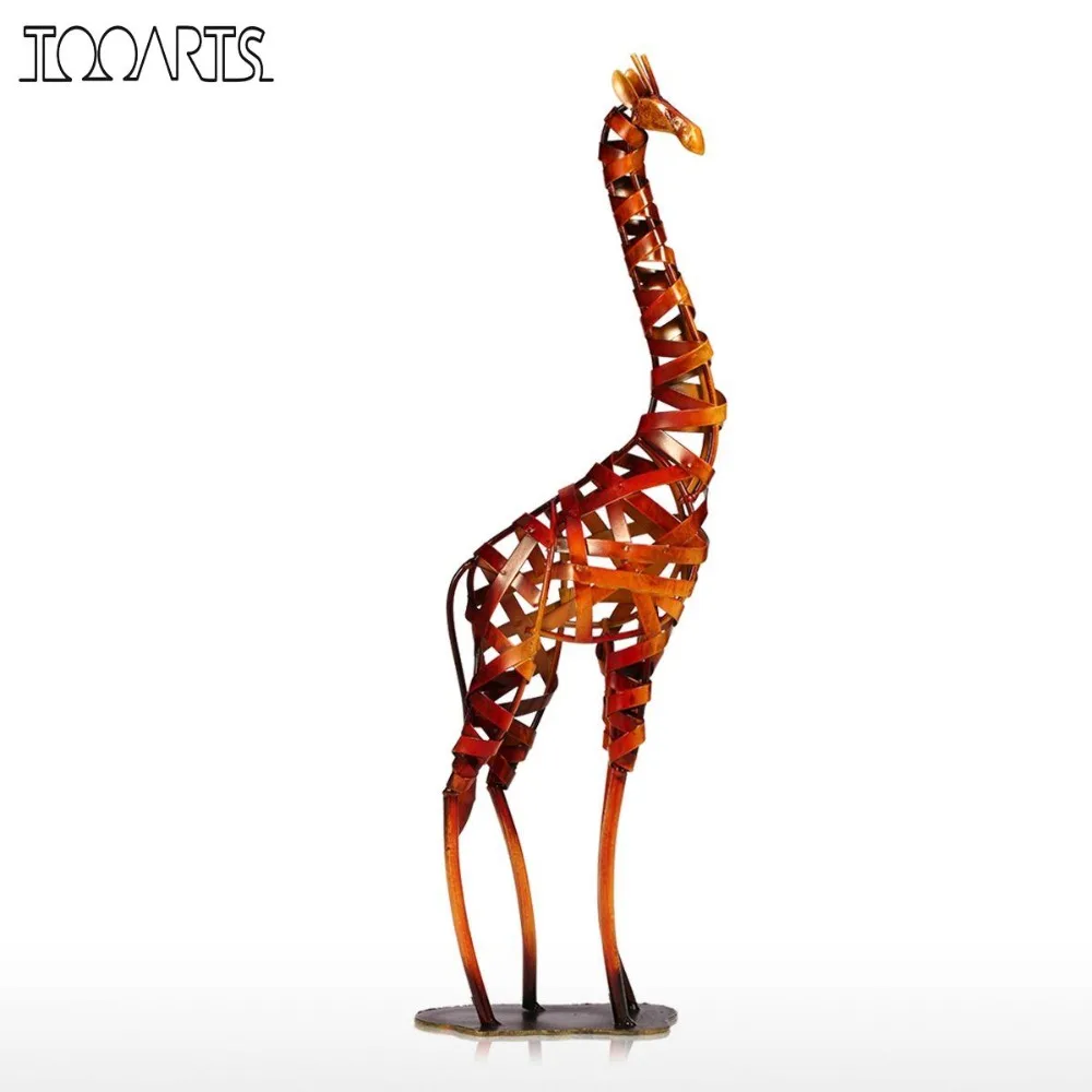 Tooarts New Brand Metal Figurine Iron braided Giraffe Vintage Home Decor Giraffe Handicrafts Home Decoration Accessories
Tooarts New Brand Metal Figurine Iron braided Giraffe Vintage Home Decor Giraffe Handicrafts Home Decoration Accessories