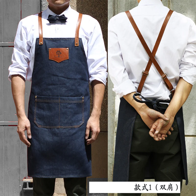 Coffee shop Tea shop Dessert shop Supermarket Studio Barber Florist Denim apron Straps Custom Printing logo Cooking Performance
Coffee shop Tea shop Dessert shop Supermarket Studio Barber Florist Denim apron Straps Custom Printing logo Cooking Performance
