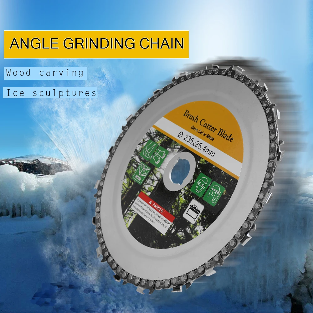Multifunction 18 Teeth Saw Chain Piece Stainless Steel Blade for Lawn Mower Cutter Edge Brush Cutter Saw Chain
Multifunction 18 Teeth Saw Chain Piece Stainless Steel Blade for Lawn Mower Cutter Edge Brush Cutter Saw Chain