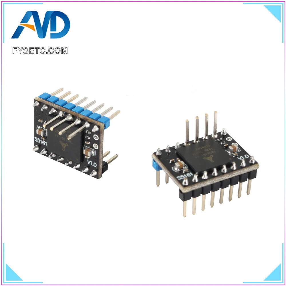 4 шт. TMC5161 V1.0 SPI Драйвер шагового двигателя Высокое Мощность 3.5A бесшумный драйвер Stepstick для Нема 17 (Национальная ассоциация владельцев электр...
4 шт. TMC5161 V1.0 SPI Драйвер шагового двигателя Высокое Мощность 3.5A бесшумный драйвер Stepstick для Нема 17 (Национальная ассоциация владельцев электр...