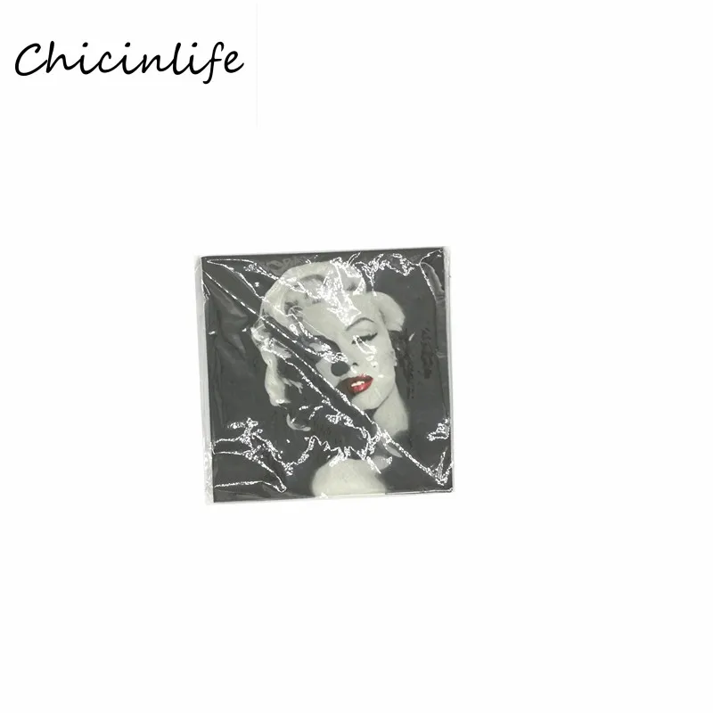 Chicinlife 20 шт./лот Настольные принадлежности для вечерние Мэрилин Монро бумажная