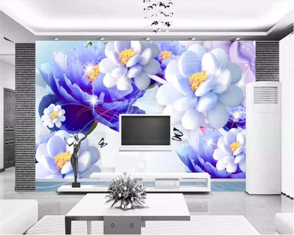 beibehang wallpaper for walls 3 d Photo wallpaper blue enchantress rose reflection 3D room wallpaper TV background wallpaper 3d
beibehang wallpaper for walls 3 d Photo wallpaper blue enchantress rose reflection 3D room wallpaper TV background wallpaper 3d