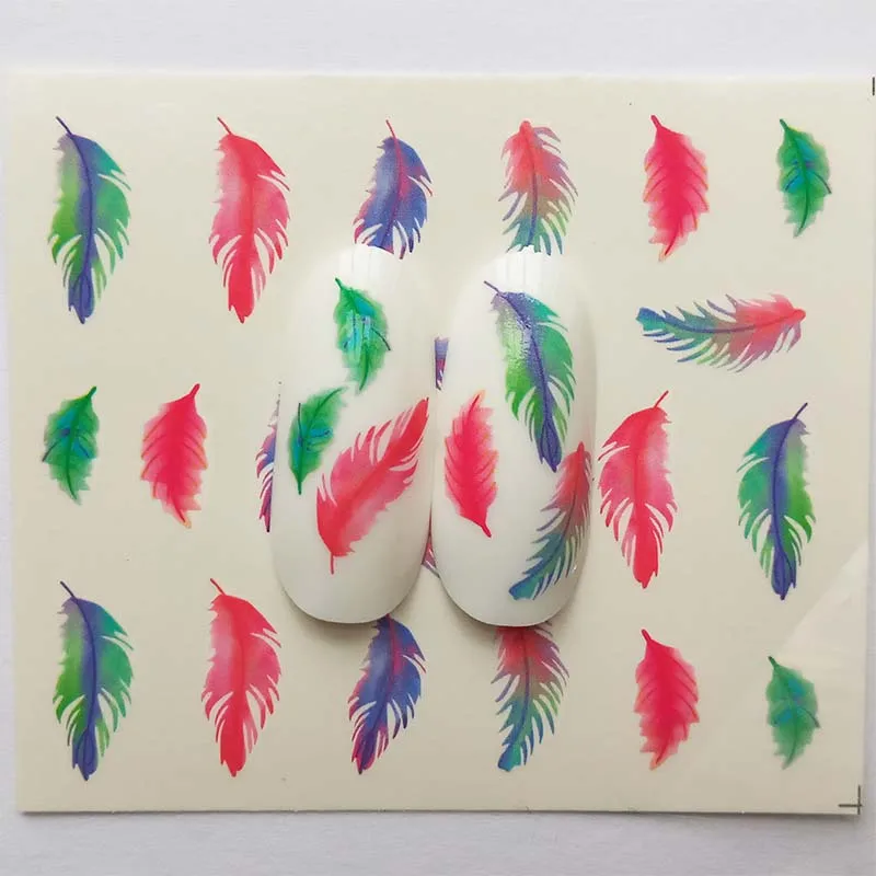 1pcs Water Nail Stickers Decal feathers Leaf Transfer Nail Art Decorations Slider Manicure Watermark Foil Tips B33/B34/B35/B36
1pcs Water Nail Stickers Decal feathers Leaf Transfer Nail Art Decorations Slider Manicure Watermark Foil Tips B33/B34/B35/B36