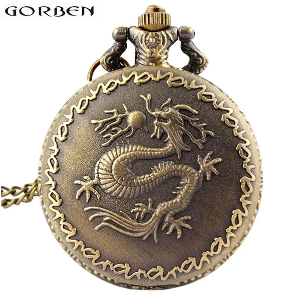 Retro Bronze Zodiac Dragon Pocket Watch Necklace For Men Women Flip Bronze Stationary Quartz Antique Clock Chain Pendant Reloj
Retro Bronze Zodiac Dragon Pocket Watch Necklace For Men Women Flip Bronze Stationary Quartz Antique Clock Chain Pendant Reloj