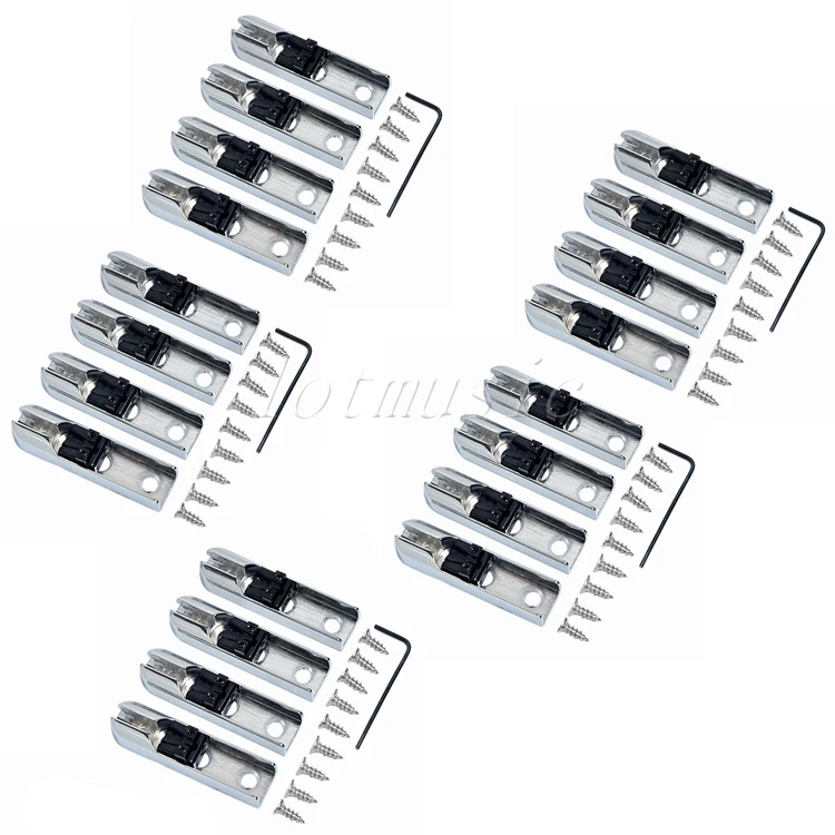 5 x chrome 4 string Single Bridges Top Load up grade screws For Guitar Bass Replacement
5 x chrome 4 string Single Bridges Top Load up grade screws For Guitar Bass Replacement