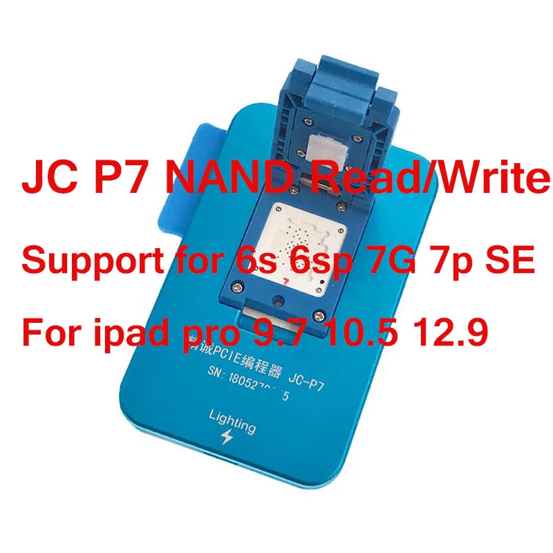 Для JC Pro1000S JC P7 PCIE NAND программатор HDD SN инструмент для чтения и записи для iPhone 7 7plus 6S 6splus для iPad pro все модели
Для JC Pro1000S JC P7 PCIE NAND программатор HDD SN инструмент для чтения и записи для iPhone 7 7plus 6S 6splus для iPad pro все модели