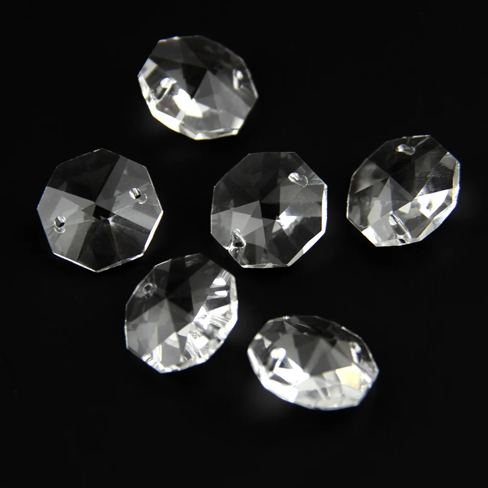 480pcs/Lot 22mm Octagon Glass Beads Feng Shui In 2 Holes For Wedding Party Event Suncatcher Crystal Chandelier Bead
480pcs/Lot 22mm Octagon Glass Beads Feng Shui In 2 Holes For Wedding Party Event Suncatcher Crystal Chandelier Bead