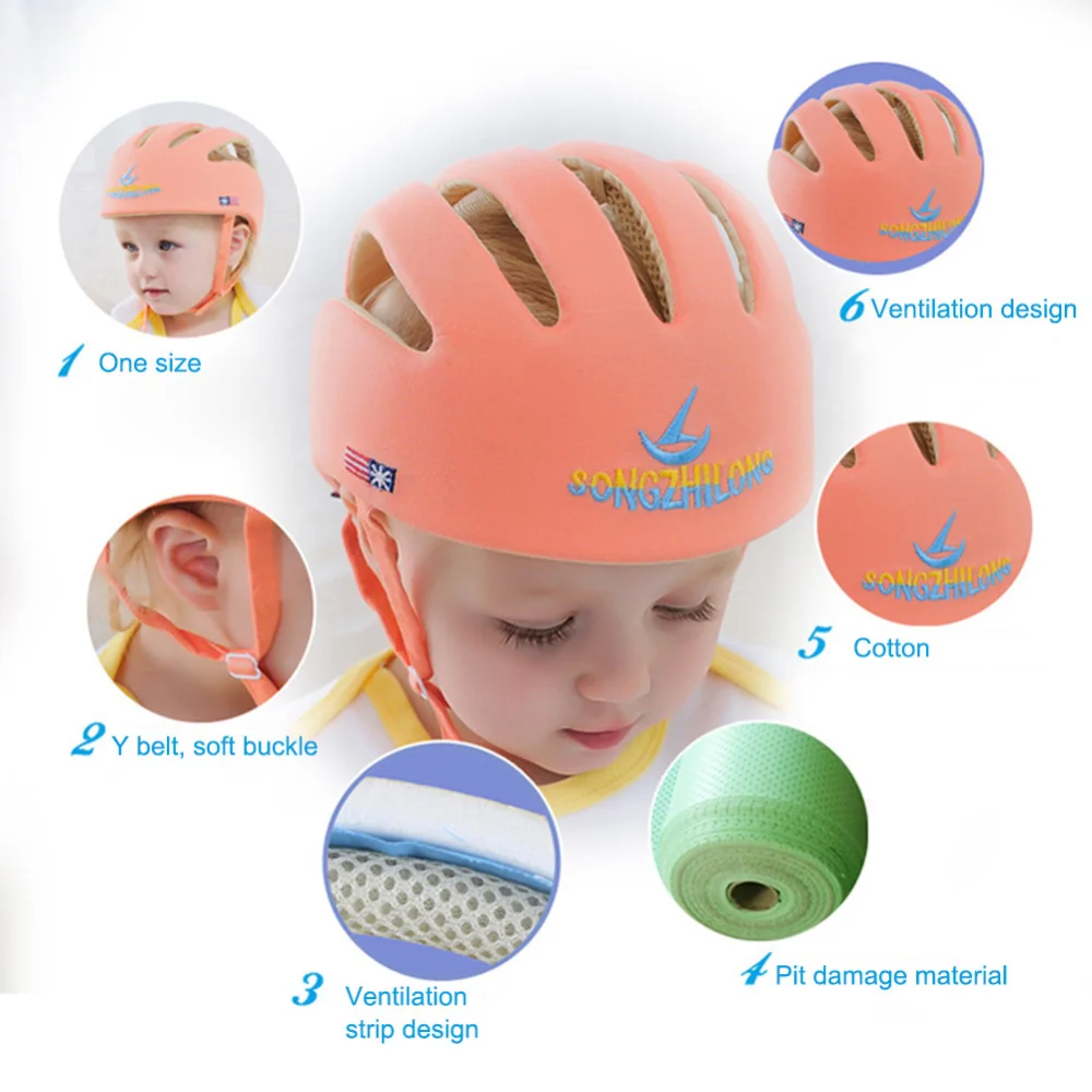 Infant Toddler Safety Shatter-resistant Cap Hat Baby Kids Head Protection Hat Baby Walking Crawling Safety Helmet Cap One-size
Infant Toddler Safety Shatter-resistant Cap Hat Baby Kids Head Protection Hat Baby Walking Crawling Safety Helmet Cap One-size