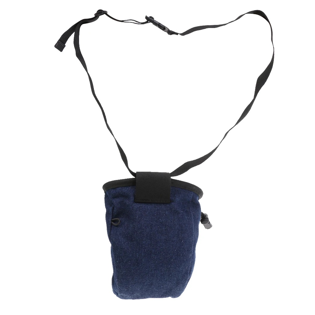 Denim Lifting/ Bouldering/ Rock Climbing Chalk Bag with Pocket & Adjustable Waist Belt & Drawstring Closure for Fishing Camping
Denim Lifting/ Bouldering/ Rock Climbing Chalk Bag with Pocket & Adjustable Waist Belt & Drawstring Closure for Fishing Camping