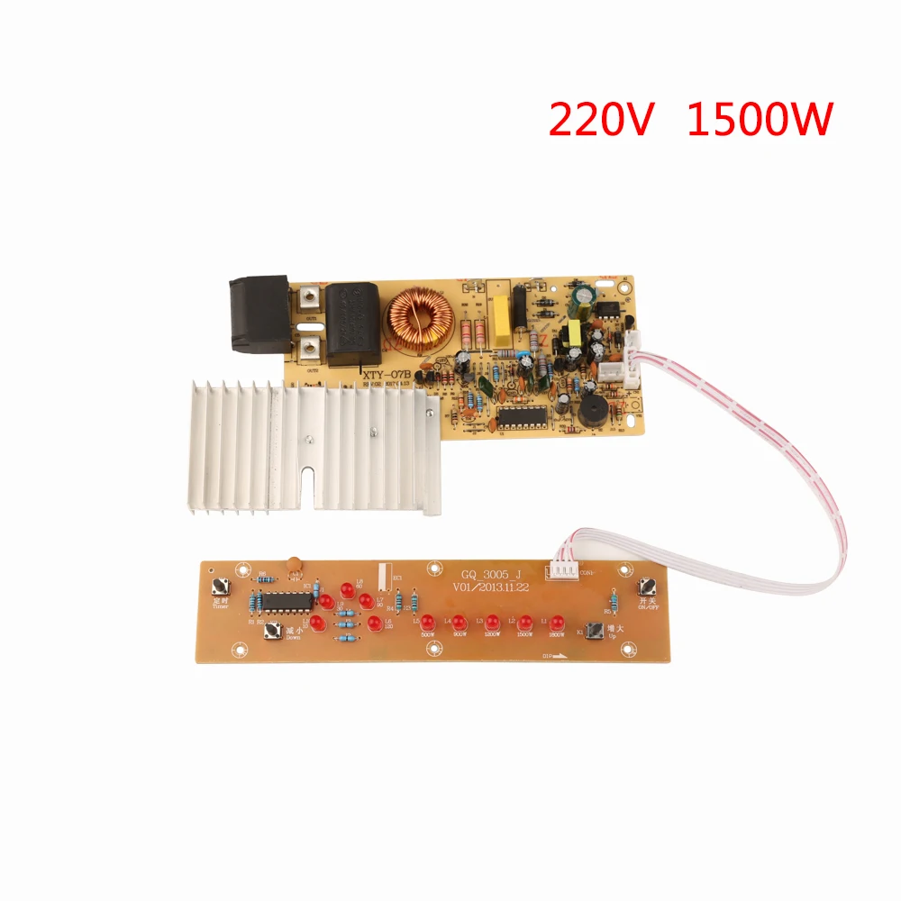 1500W 220V Circuit Board PCB with Coil Electromagnetic Heating Control Panel for Induction Cooker GW-40B GW-C08
1500W 220V Circuit Board PCB with Coil Electromagnetic Heating Control Panel for Induction Cooker GW-40B GW-C08