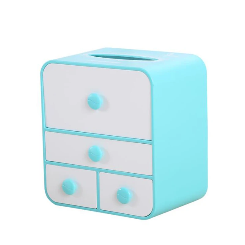 BASUPPLY 1PC Plastic Tissue Box with Drawers Napkin Holder Makeup Storage Box Jewelry Desktop Office Cosmetic Organizer
BASUPPLY 1PC Plastic Tissue Box with Drawers Napkin Holder Makeup Storage Box Jewelry Desktop Office Cosmetic Organizer