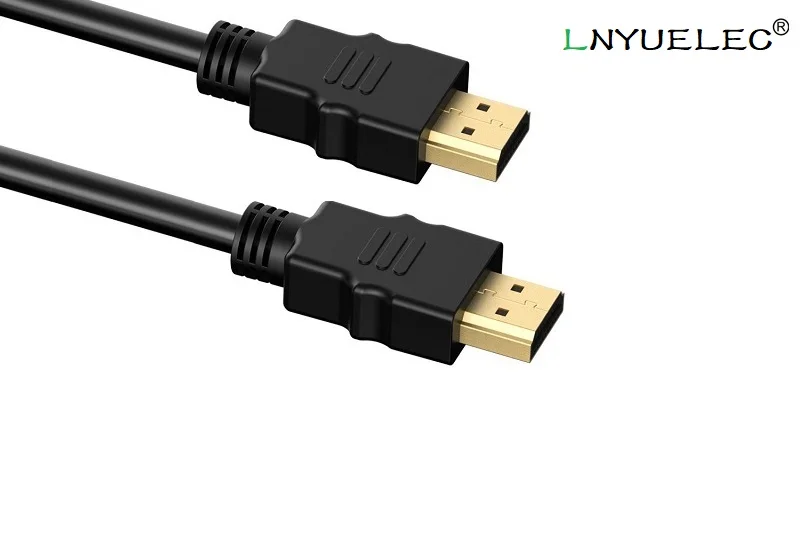 HDMI кабель 2 0 1 м 3 5 позолоченный штекер высокая скорость 18 Гбит/с Позолоченные