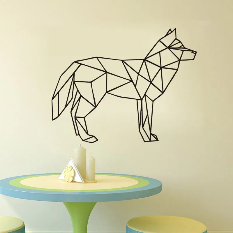 2018 Home Decoration Accessories Wolf Wall Decal Geometric Art Sticker 3d Home Decor Removable Vinyl Stickers Decorative #m228
2018 Home Decoration Accessories Wolf Wall Decal Geometric Art Sticker 3d Home Decor Removable Vinyl Stickers Decorative #m228