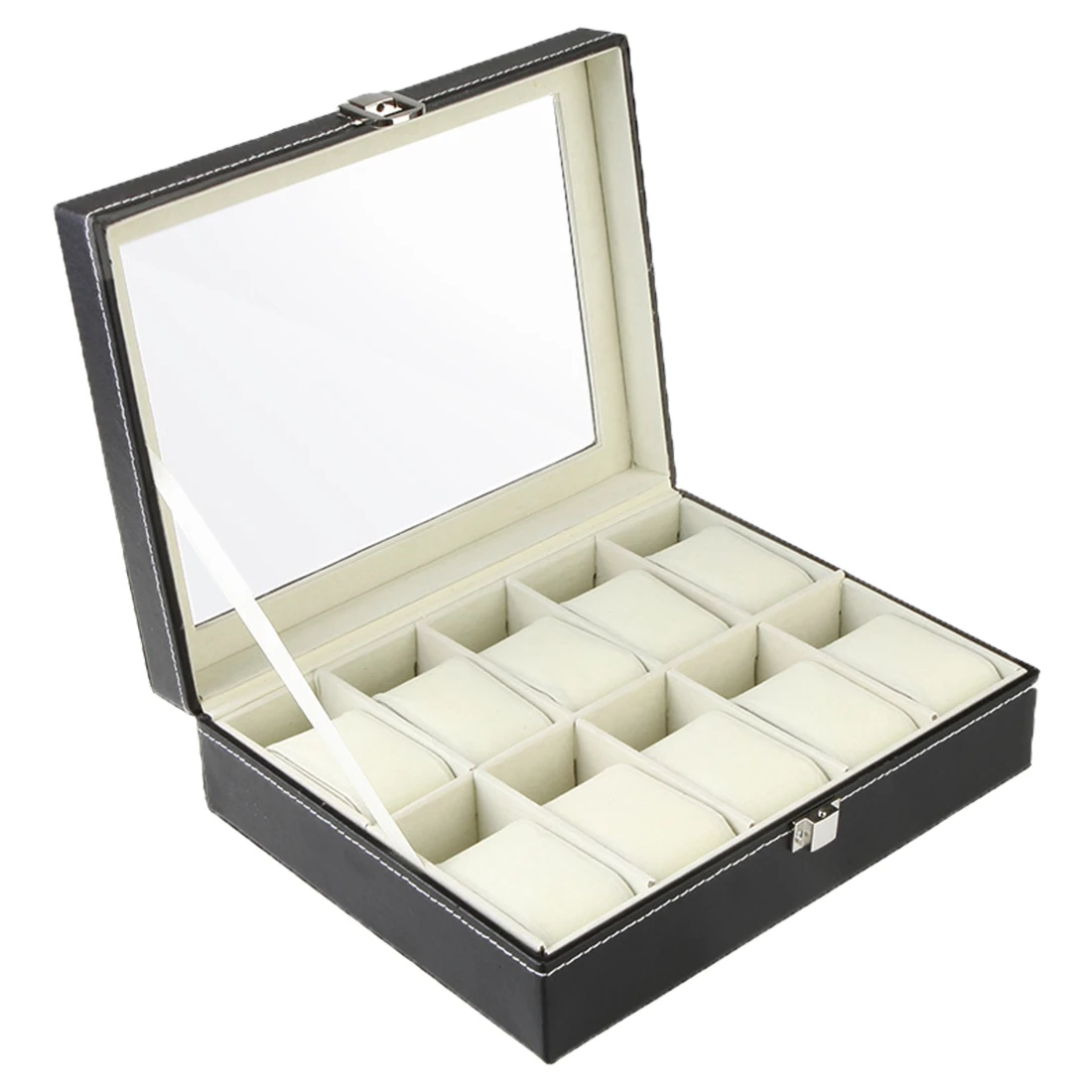 Коробка для хранения часов из искусственной кожи|watches packing box|watch leather boxwatch storage box |