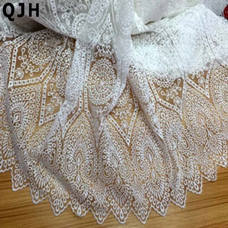 New White Milk Silk Organza High Quality Tulle Fabric Laces Lace Embroidery Fashion French Cord Lace Fabric For Women Dress
New White Milk Silk Organza High Quality Tulle Fabric Laces Lace Embroidery Fashion French Cord Lace Fabric For Women Dress