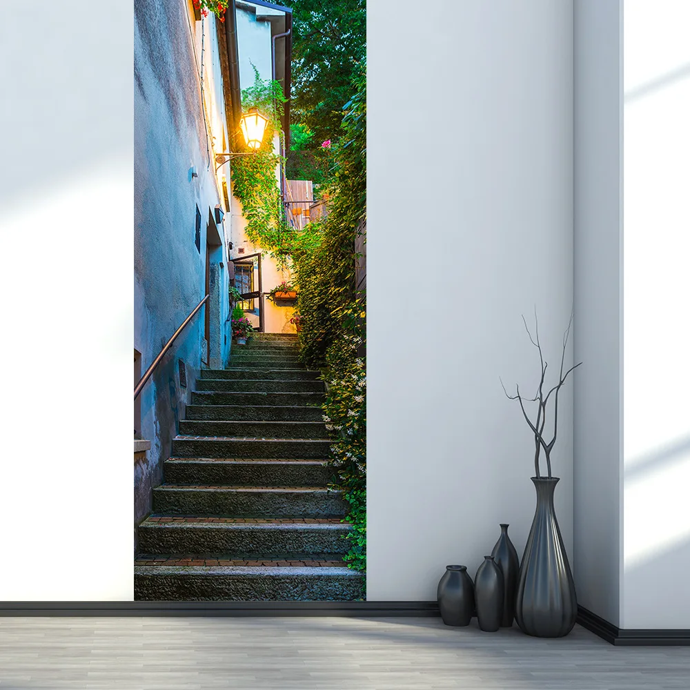 Self-adhesive 3D Door Sticker San Marino Street Waterproof Refurbished PVC Sticker Decoration Home Decor 200x38.5cm 2pcs/set
Self-adhesive 3D Door Sticker San Marino Street Waterproof Refurbished PVC Sticker Decoration Home Decor 200x38.5cm 2pcs/set