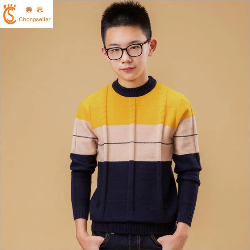 Patchwork Pattern Casual Style Autumn Knitted Boys Sweaters for Hot Students 5T-16T O-neck Pullovers Sweaters Woolen Clothes
Patchwork Pattern Casual Style Autumn Knitted Boys Sweaters for Hot Students 5T-16T O-neck Pullovers Sweaters Woolen Clothes