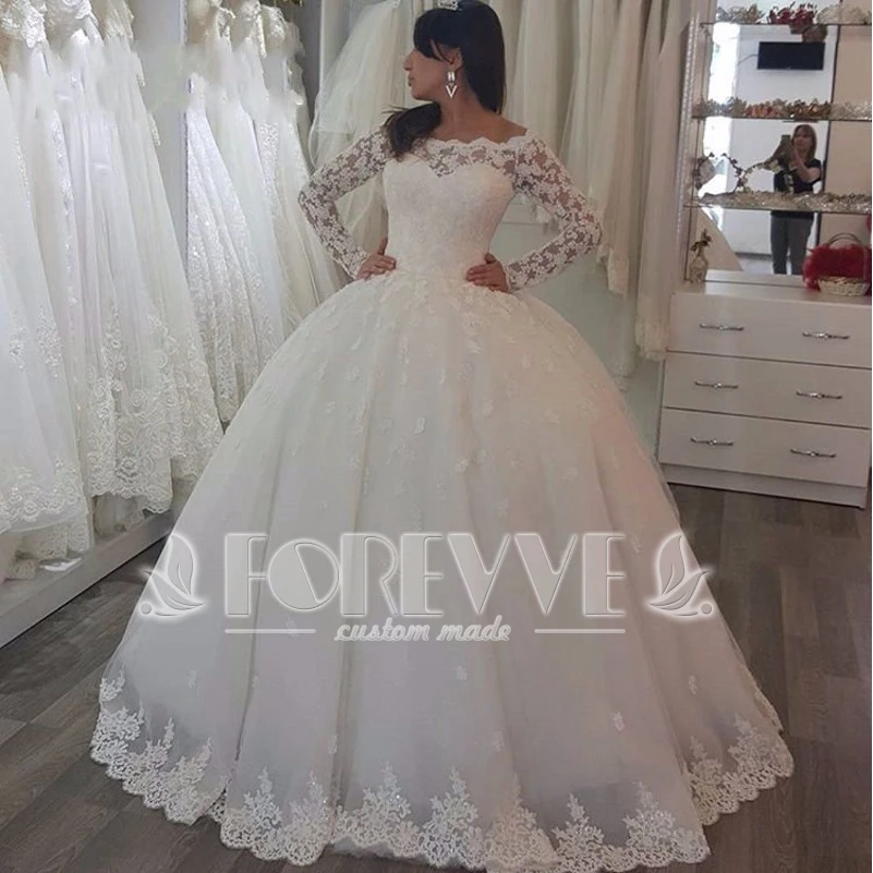 Новое Белое Кружевное Свадебное платье принцессы 2019 Vestido De Noiva, приталенное бальное платье с длинными рукавами, свадебное платье
Новое Белое Кружевное Свадебное платье принцессы 2019 Vestido De Noiva, приталенное бальное платье с длинными рукавами, свадебное платье