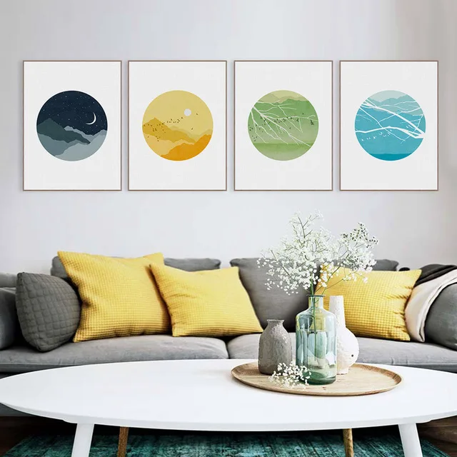 Modern Minimalist Poster Stars Moon And Sun Geese Landscape Print Canvas Pictures for Home Living Room Wall Art Cuadros Decor
Modern Minimalist Poster Stars Moon And Sun Geese Landscape Print Canvas Pictures for Home Living Room Wall Art Cuadros Decor