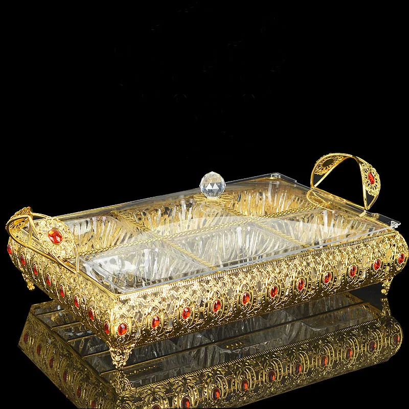 luxury metal rectangle compartment food tray divided plates dry fruit trays serving tray storage tray fruit snack tray plate
luxury metal rectangle compartment food tray divided plates dry fruit trays serving tray storage tray fruit snack tray plate