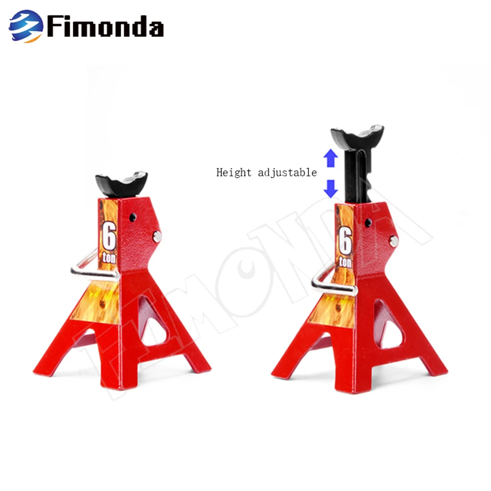 2pcs Metal Mini Jack Stands Decoration Repairing Tool for 1/10 RC Crawler Car TRX4 Axial SCX10 Tamiya CC01 D90 D110 TF2
2pcs Metal Mini Jack Stands Decoration Repairing Tool for 1/10 RC Crawler Car TRX4 Axial SCX10 Tamiya CC01 D90 D110 TF2