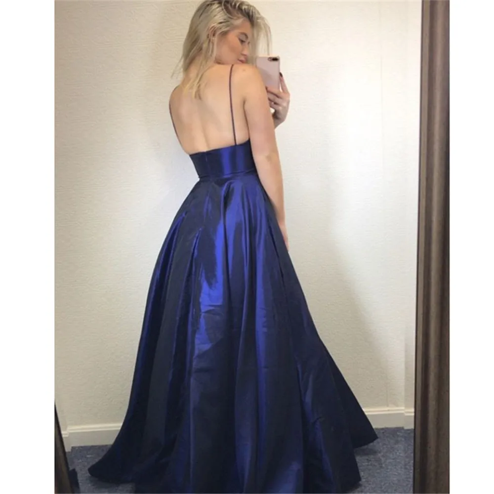 HONGFUYU Taffeta A-line Prom Dresses 2021 Sleeveless V-neck Formal Party Gowns Vestido De Formatura Evening Gowns with Pockets
HONGFUYU Taffeta A-line Prom Dresses 2021 Sleeveless V-neck Formal Party Gowns Vestido De Formatura Evening Gowns with Pockets