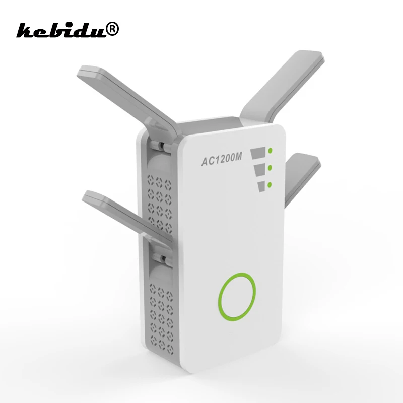 kebidu 1200Mbps Wireless-AC Dual Band Repeater/AP/Router Wireless Range Extender wifi signal amplifier with 4 External Antennas
kebidu 1200Mbps Wireless-AC Dual Band Repeater/AP/Router Wireless Range Extender wifi signal amplifier with 4 External Antennas